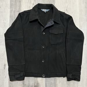 Polo Ralph Lauren Military/Flight Navy Deck Wool Black Dispatch Jacket Mens Sz L